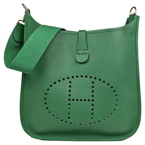 hermes evelyne green bag|hermes evelyne bag knockoff.